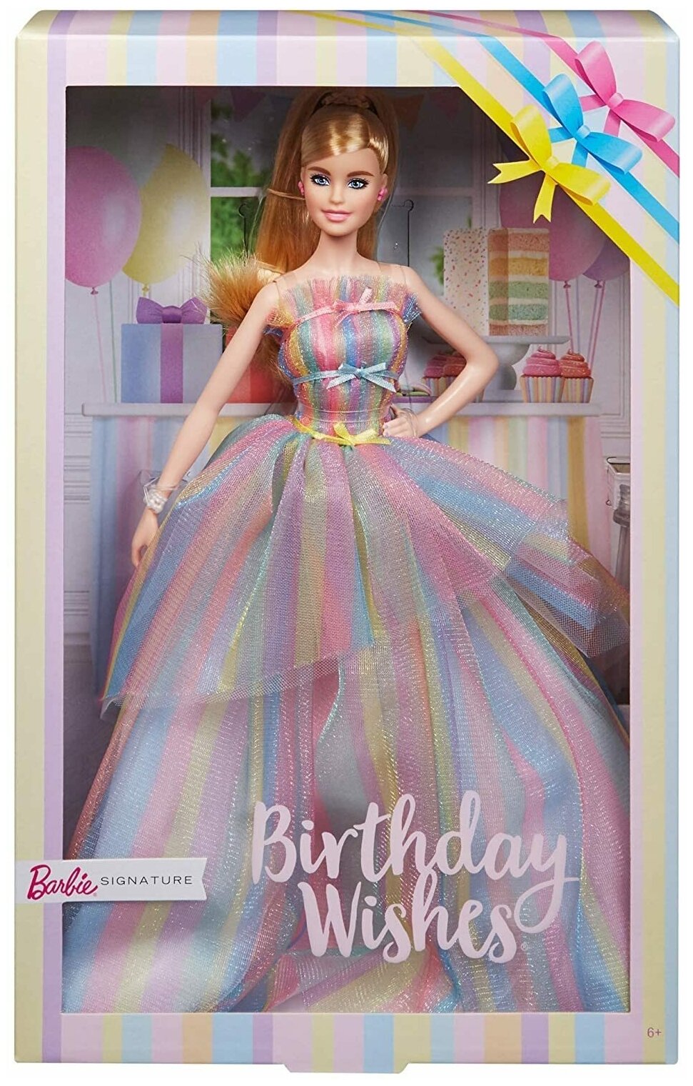 Кукла Barbie Пожелания ко Дню рождения коллекционная GHT42 - фото №5