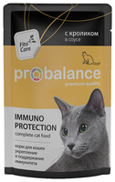 Корм для кошек ProBalance (0.085 кг) 25 шт. Immuno с Кроликом в соусе 0.085 кг 25
