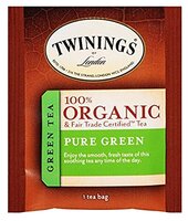 Чай зеленый Twinings Pure green organic в пакетиках, 20 шт.