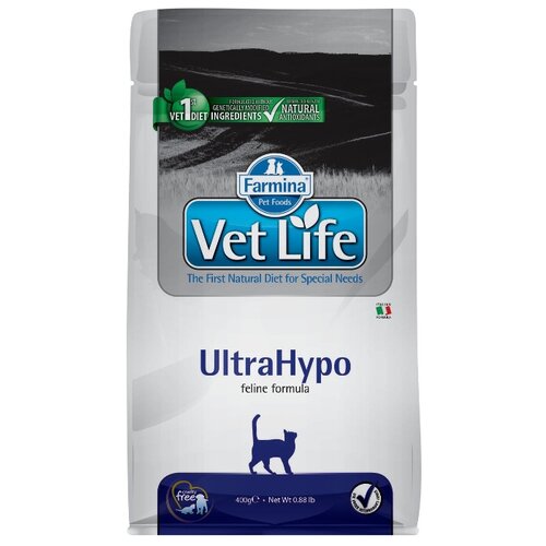 фото Корм для кошек Farmina Vet Life при проблемах с ЖКТ, при аллергии 400 г