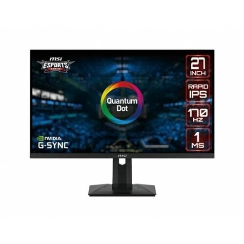 27 Монитор MSI MAG274QPF-QD, 2560x1440, 170 Гц, IPS, черный