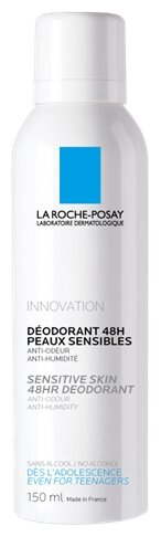 Дезодорант-спрей La Roche-Posay 48 часов защиты для чувствительной кожи, 150 мл