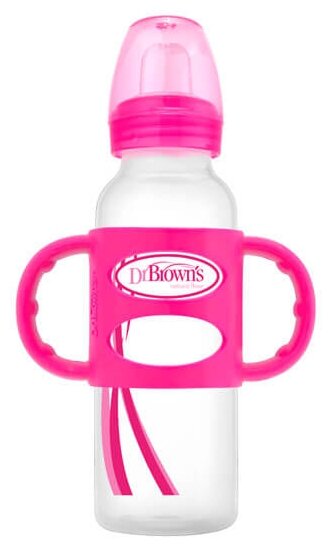 Ручки Dr.Brown's для бутылочек с узким горлышком, цвет: розовый - фото №2