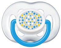 Пустышка силиконовая анатомическая Philips AVENT Freeflow SCF180/24 6-18 м (2 шт) красный/голубой