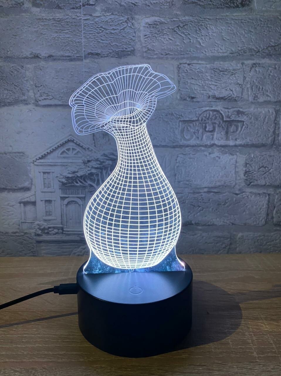 3D Светильник ваза