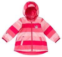 Куртка playToday размер 98, светло-розовый/красный/розовый