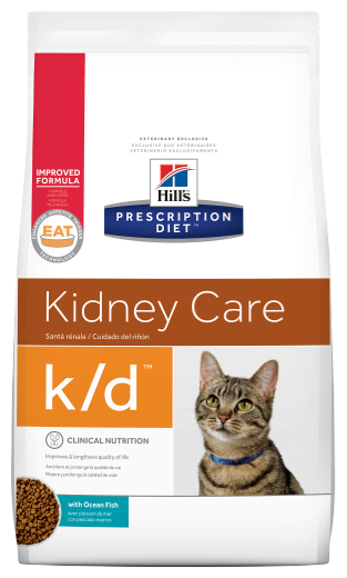 Hills Prescription Diet k/d Kidney Care сухой диетический корм для кошек для поддержания здоровья почек с тунцом - 1,5 кг