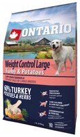 Корм для собак Ontario (2.25 кг) Weight Control Large Turkey & Potatoes