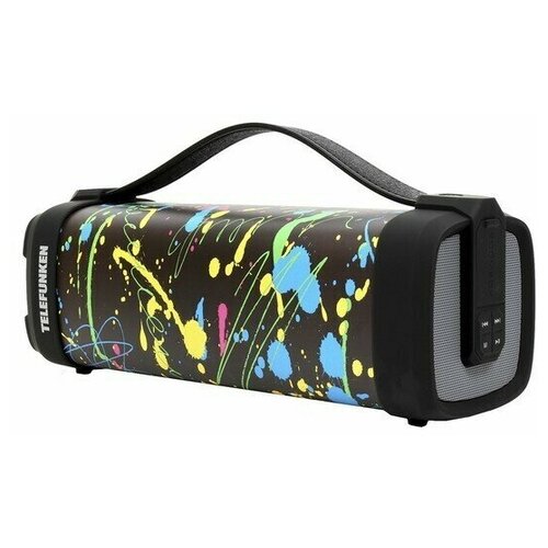 Портативная колонка telefunken tf-ps1241b 12Вт 1500мАч fm bt microsd ipХ4 aux принт 1 209000₽
