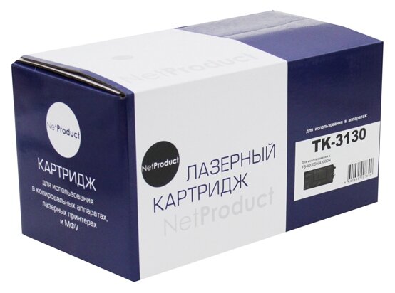 Тонер-картридж NetProduct (n-tk-3130) для Kyocera Fs-4200dn/4300dn, 25K .