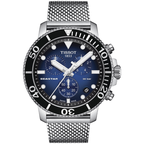 наручные часы tissot t066 t sport seastar 1000 t120 417 17 051 00 Наручные часы TISSOT T-Sport, серебряный