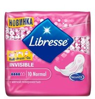Libresse прокладки Invisible Normal Soft 10 шт.