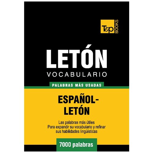 Vocabulario Espanol-Leton - 7000 palabras mas usadas