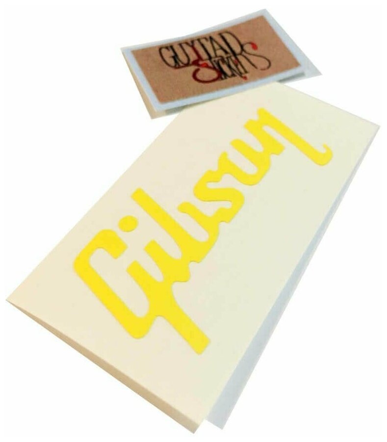 Наклейка на гриф гитары "Gibson"