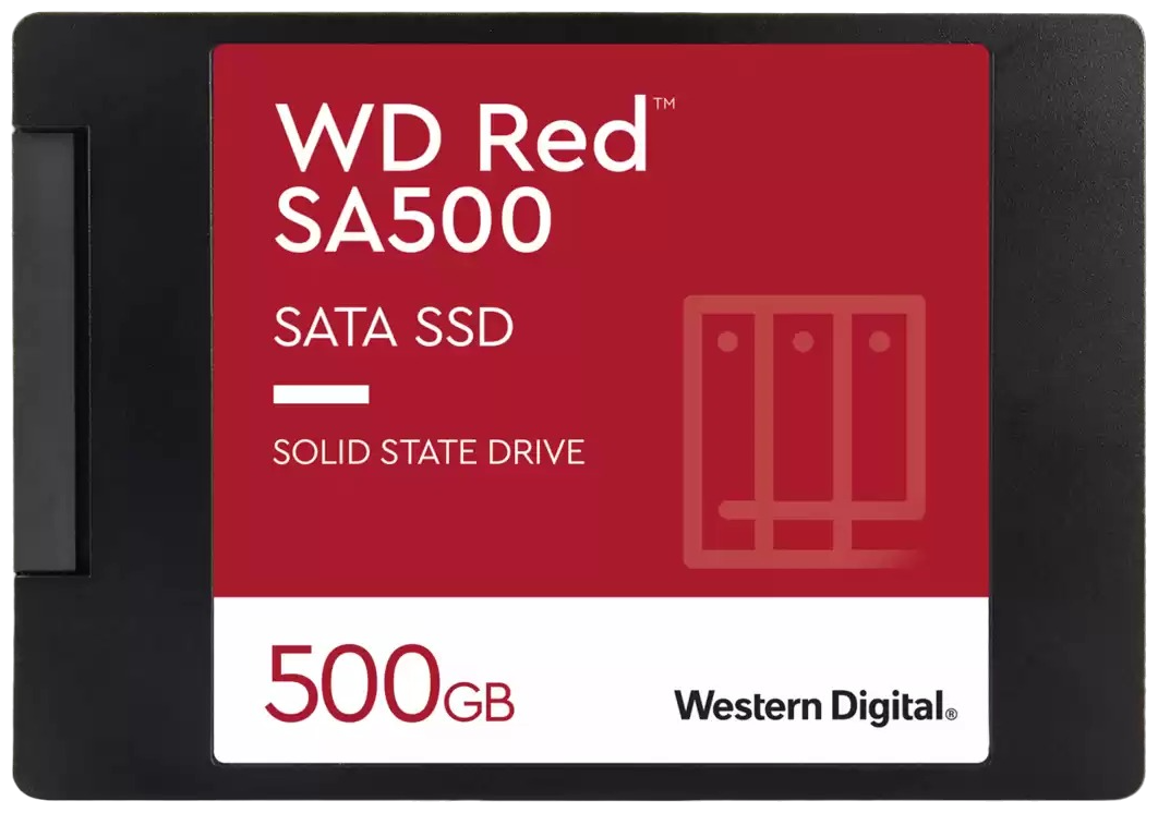 SSD накопитель Western Digital SATA/2.5/500GB RED (WDS500G1R0A)