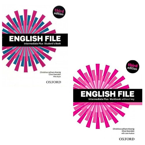 Комплект English File (3rd). Intermediate Plus. Student's Book + Workbook without key + Stud. Site