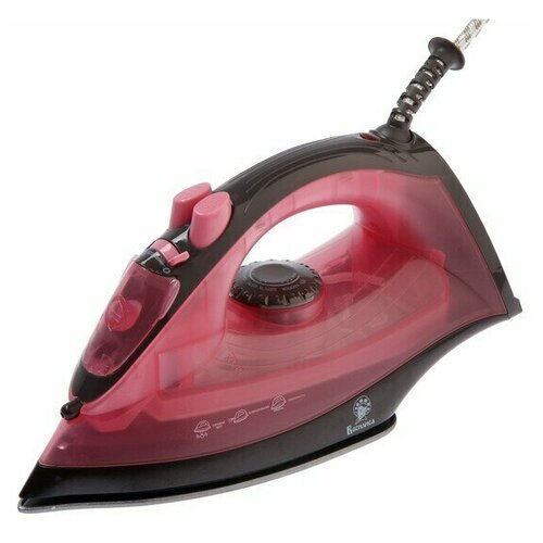Утюг василиса ВА-2001 2200 Вт антипригарная подошва 120 гмин 160 мл розовый 129900₽
