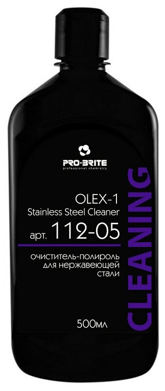 Профхим д/нержав. стали очистит-полироль Pro-Brite/Olex-1 Steel Cleaner,0,5л