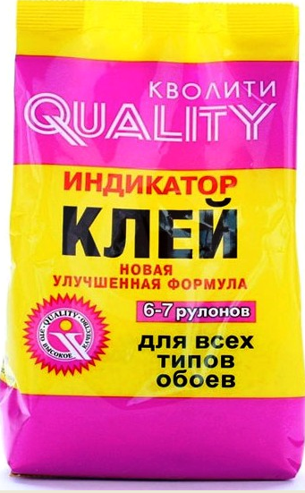 Клей обои 0,2кг QUALITY_индикатор Россия 87304 - фотография № 16