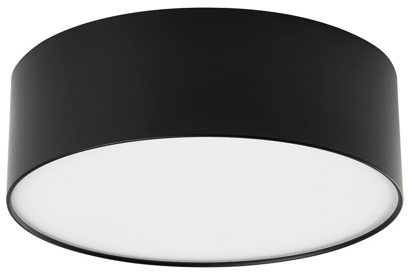 Светильник накладной со светодиодами, 28W, 1960Lm, черный (4000К), AL200 “Simple matte” арт. 48079