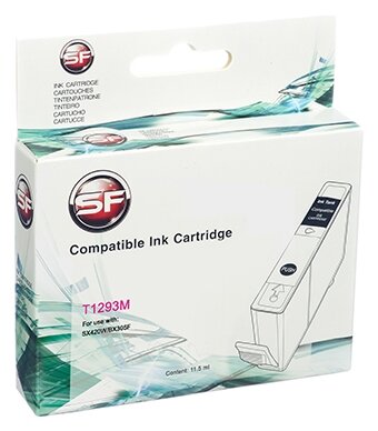 Картридж SuperFine T1293 пурпурный для Epson