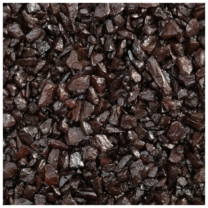 DECOR DE Грунт декоративный "Шоколадный металлик" песок кварцевый, 250 г фр.1-3 мм - фотография № 2