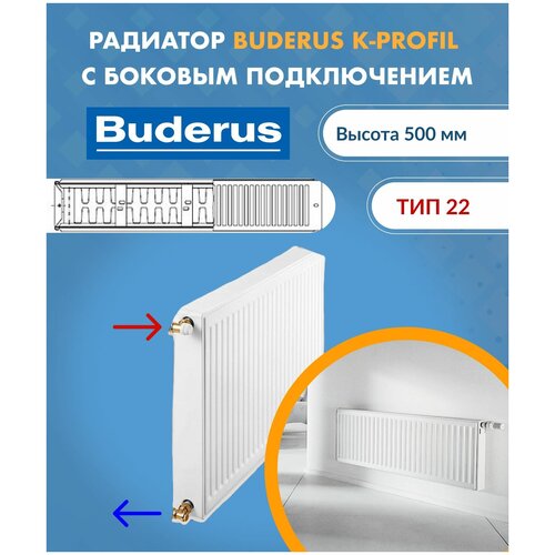 Панельный радиатор Buderus Logatrend K-Profil 22/500/1300 7724105513