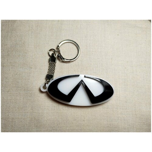 Брелок Свежий ветер, Infiniti, черный, белый