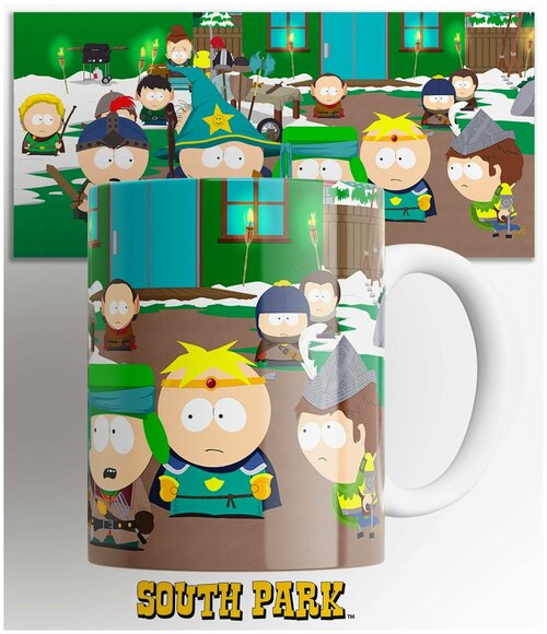Кружка Южный Парк Баттерс / South Park The Stick of Truth / на подарок / с принтом 330 мл