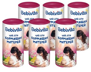 Фото Чай для кормящих матерей Bebivita гранулированный 200 г, 6 шт.