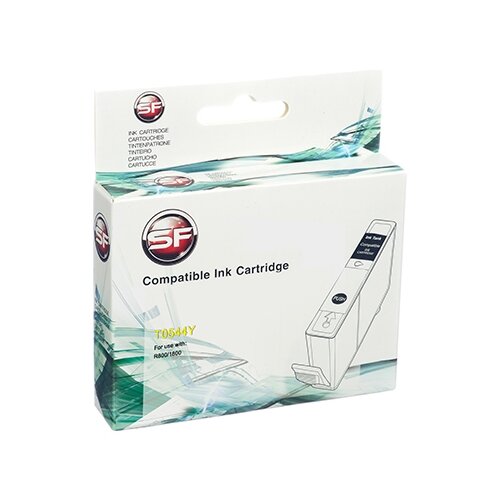 картридж epson t0547 r800 1800 red superfine Картридж SuperFine SF-T0544Y, 400 стр, желтый