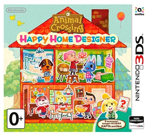 Animal Crossing: Happy Home Designer (Nintendo 3DS) английский язык
