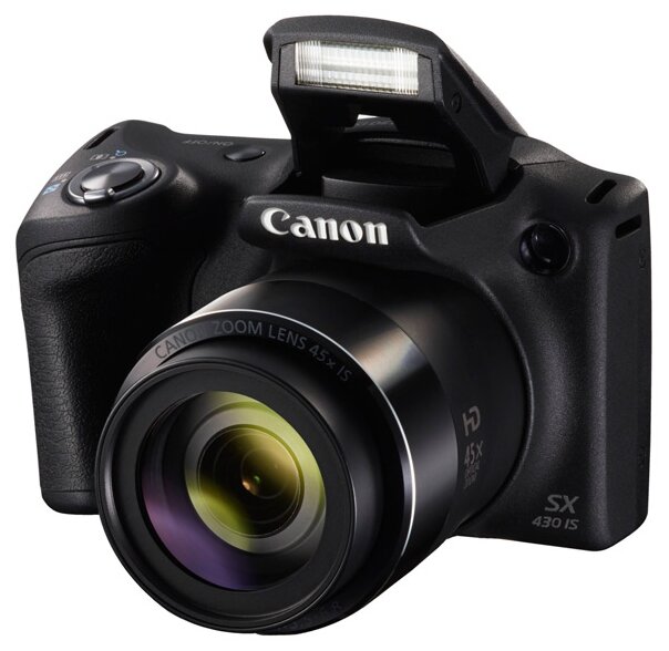 Фотоаппарат Canon PowerShot SX430 IS черный фото 2