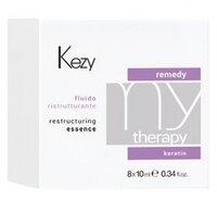 KEZY Mytherapy Флюид реструктурирующий с кератином 10 мл 8 шт.