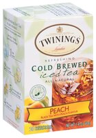 Чай черный Twinings Cold brewed iced tea Peach в пакетиках, 20 шт.