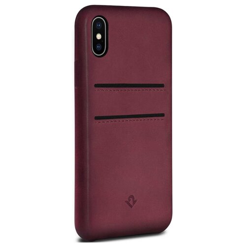 фото Чехол-накладка twelve south relaxed leather x для apple iphone x marsala