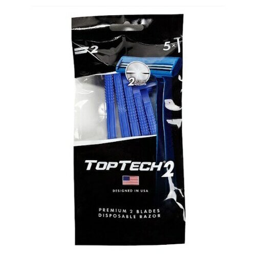 TopTech Бритвы женские одноразовые TopBeauty 2, ( 5шт )