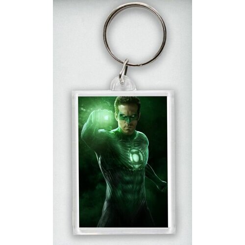 фото Брелок зелёный фонарь, green lantern №9 suvenirof-shop