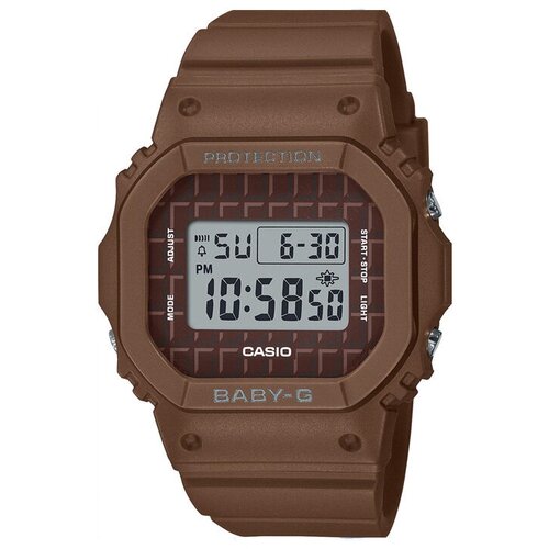 фото Наручные часы casio casio bgd-565usw-5, коричневый, серый