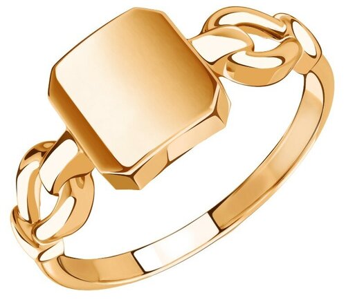 Кольцо SANIS, красное золото, 585 проба, размер 17.5, красный
