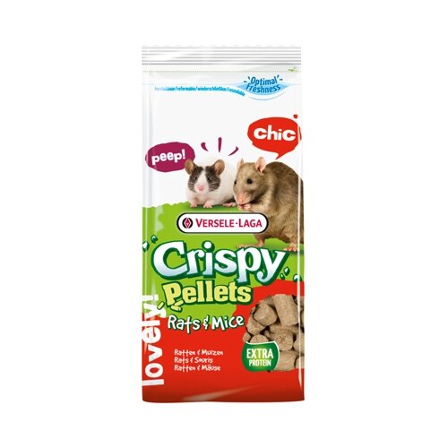 Versele-Laga Crispy Pellets гранулированный корм для крыс и мышей Rats & Mice 1 кг