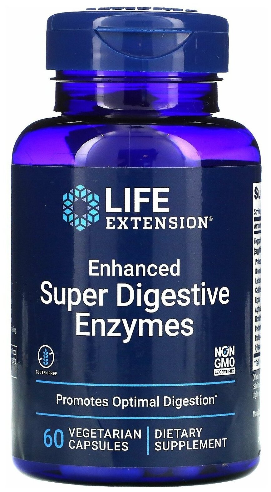 Капсулы Life Extension Enhanced Super Digestive Enzymes, 90 г, 60 шт.