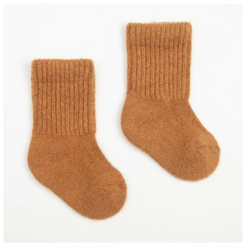 Носки детские с пухом верблюда цвет рыжий размер 3 3-4 года 1040₽