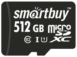 Карта памяти SmartBuy microSDXC Class 10 UHS-I U1 + SD adapter