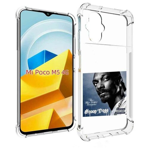 Чехол MyPads Snoop Dogg THA BLUE CARPET TREATMENT для Xiaomi Poco M5 задняя-панель-накладка-бампер чехол mypads snoop dogg tha blue carpet treatment для xiaomi 12t pro задняя панель накладка бампер