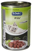 Корм для кошек Dr. Clauder's (0.415 кг) 1 шт. Premium Cat Food консервы с дичью