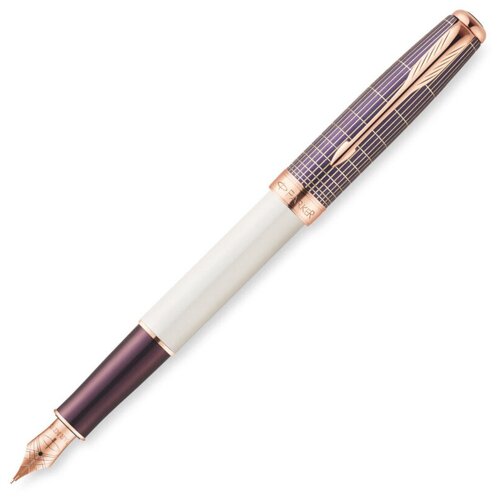 Перьевая ручка Parker Sonnet F536 Contort Purple Cisele 1930055