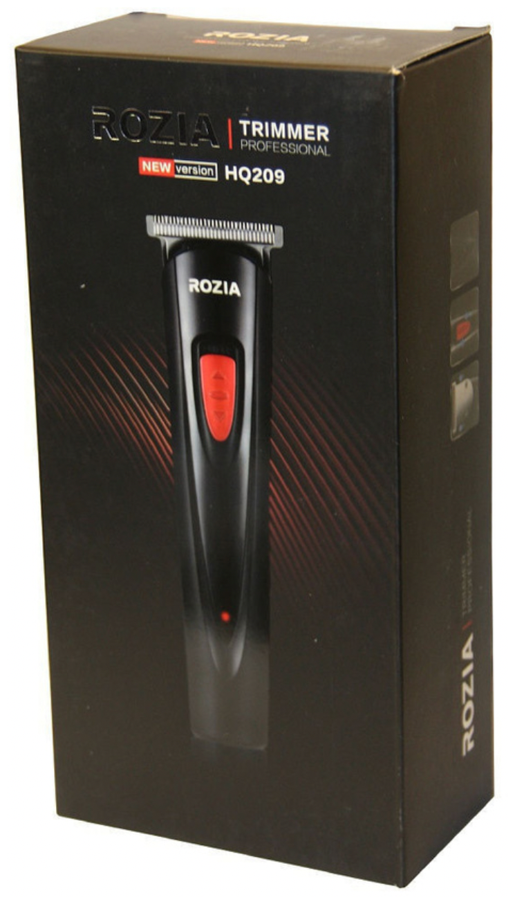 Машинка для стрижки волос Rozia черного цвета, триммер для бритья, беспроводная машинка для стрижки - фотография № 3