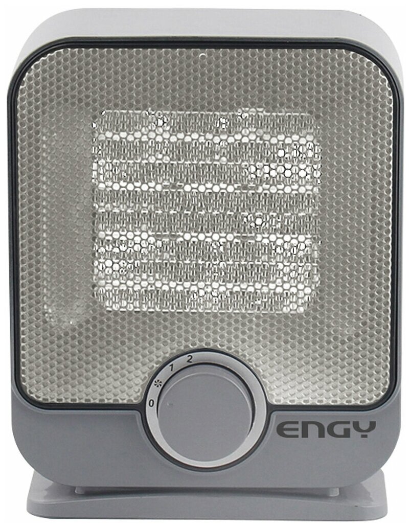 Тепловентилятор Engy, 2 режима, арт.PTC-319, серый, 1500Вт - фотография № 10