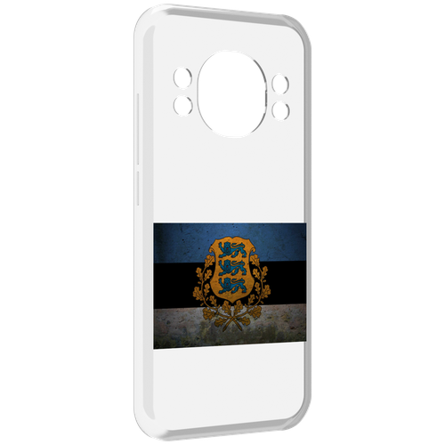 Чехол MyPads герб флаг эстонии-1 для Doogee S98 / S98 Pro задняя-панель-накладка-бампер
